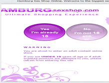 Tablet Screenshot of hamburgsexshop.com